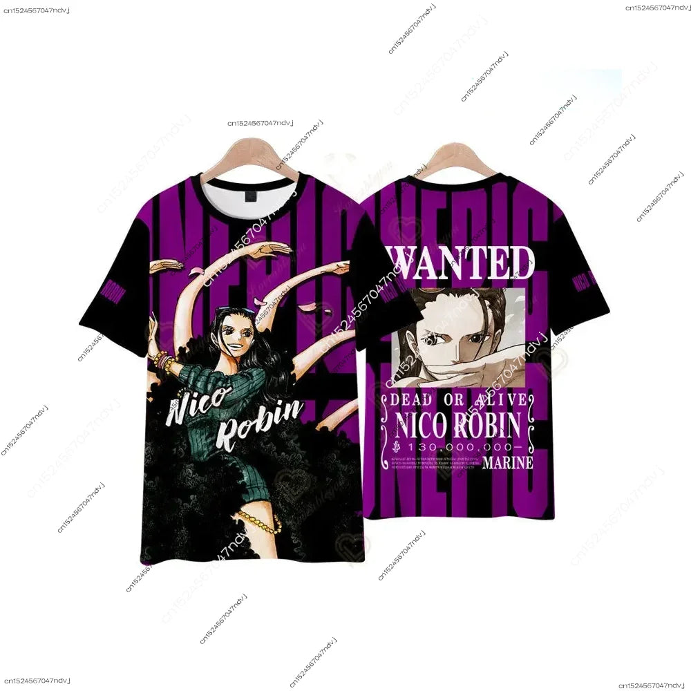 2025 One Piece Strawberry Luffy 3D T-Shirt & Kids Theme Set - Image 9