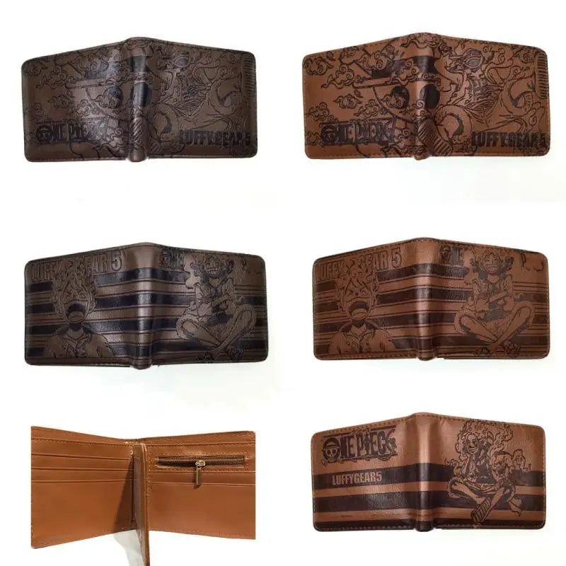 Anime One Piece Luffy & Zoro Embossed PU Wallet