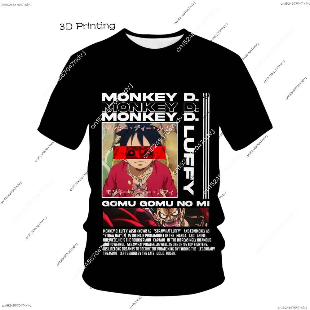 2025 One Piece Luffy Quick-Dry T-Shirt - Image 9