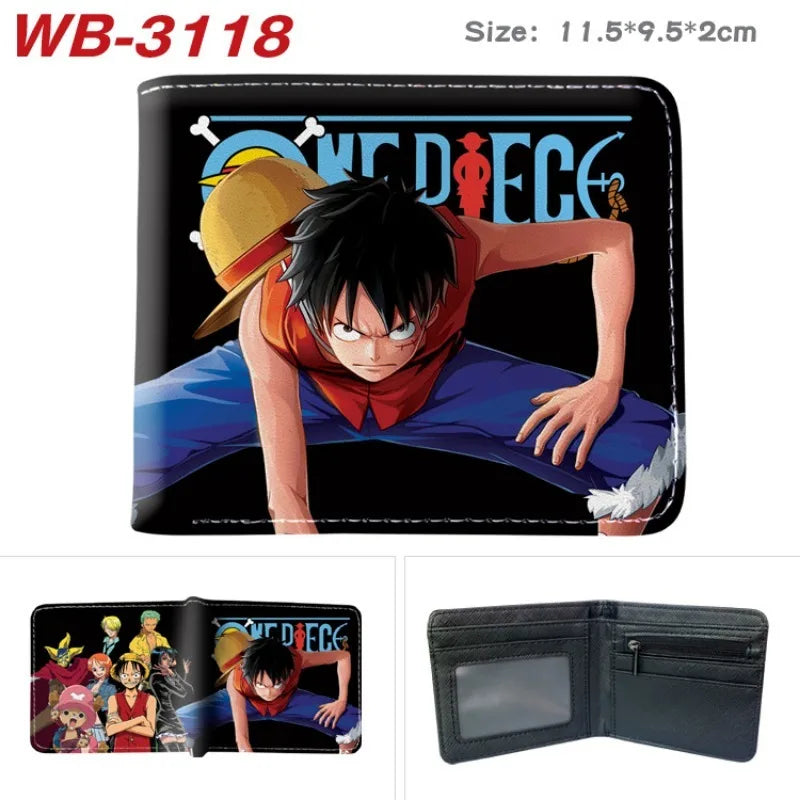 Hot Sales One Piece Figure Nika Luffy Foldable Wallet - Image 2