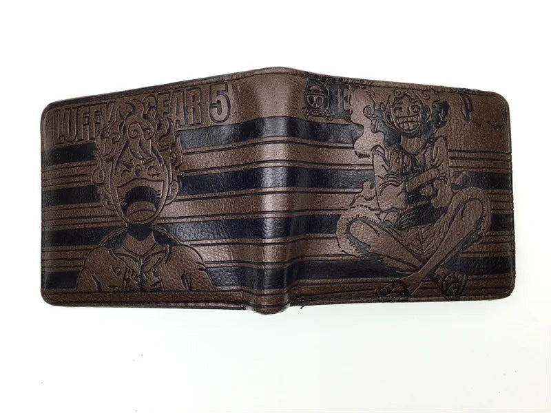 Anime One Piece Luffy & Zoro Embossed Short Wallet - Image 24