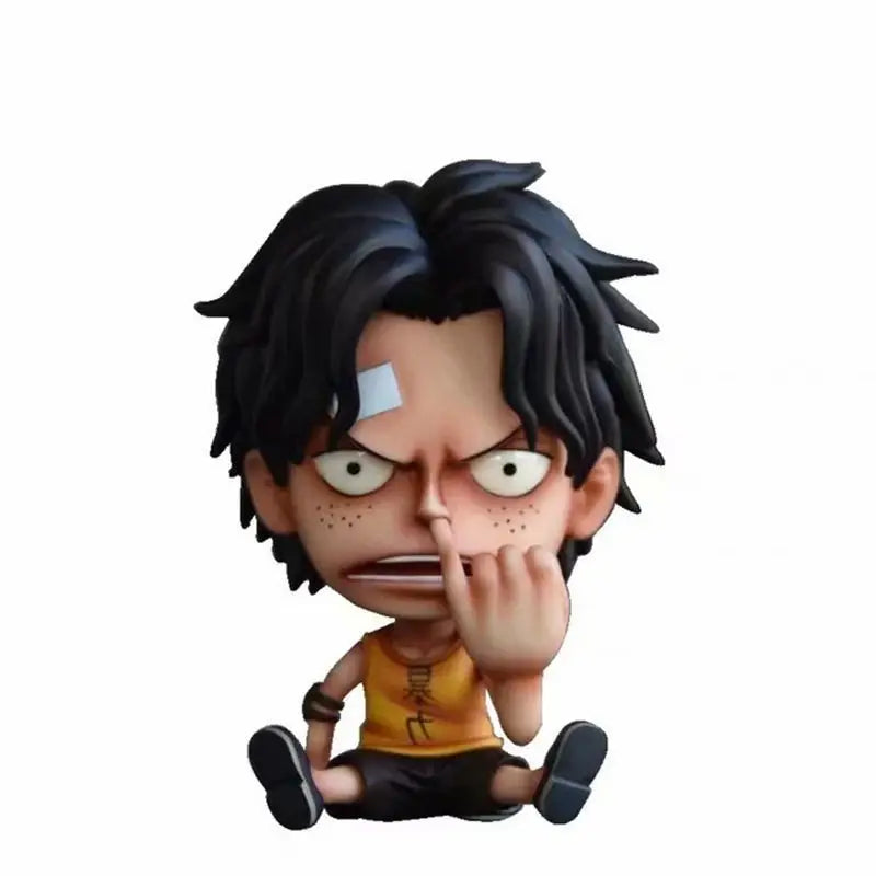 FigureCrazy One Piece FRANKY Q Laughing Out Sitting Cute Ver. PVC Action Figure - Image 12