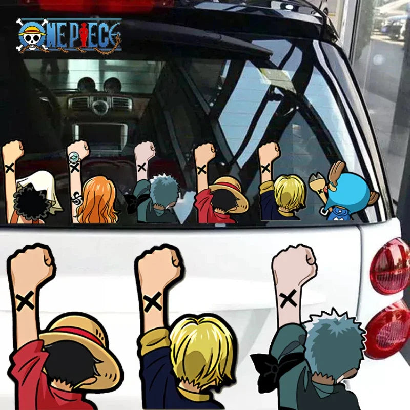 ONE PIECE ANIME CAR STICKERS
