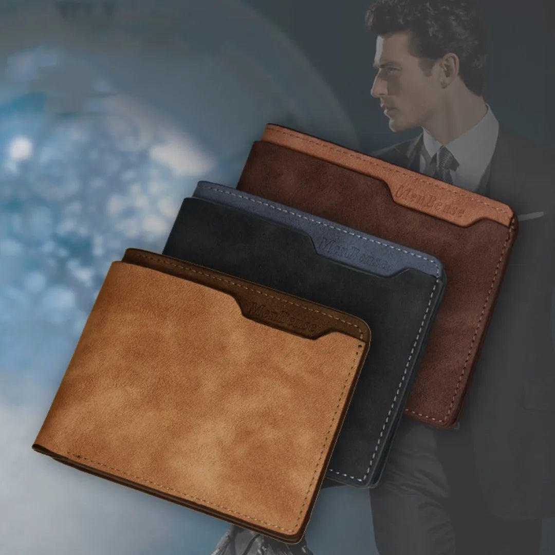 Customized Name Engraving Men’s Wallet - Image 2