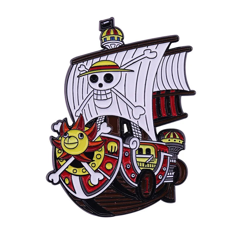 Anime One Piece Portgas·D· Ace Enamel Pins - Image 11