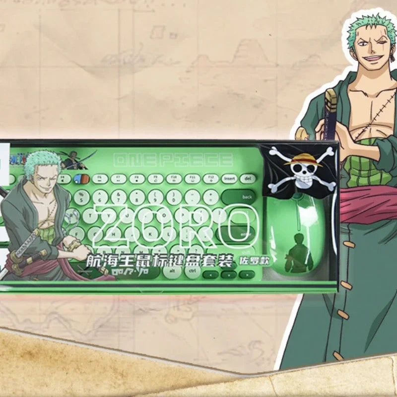 Luffy & Zoro Adventure Theme Wireless Multi-Function Bluetooth Keyboard - Image 6