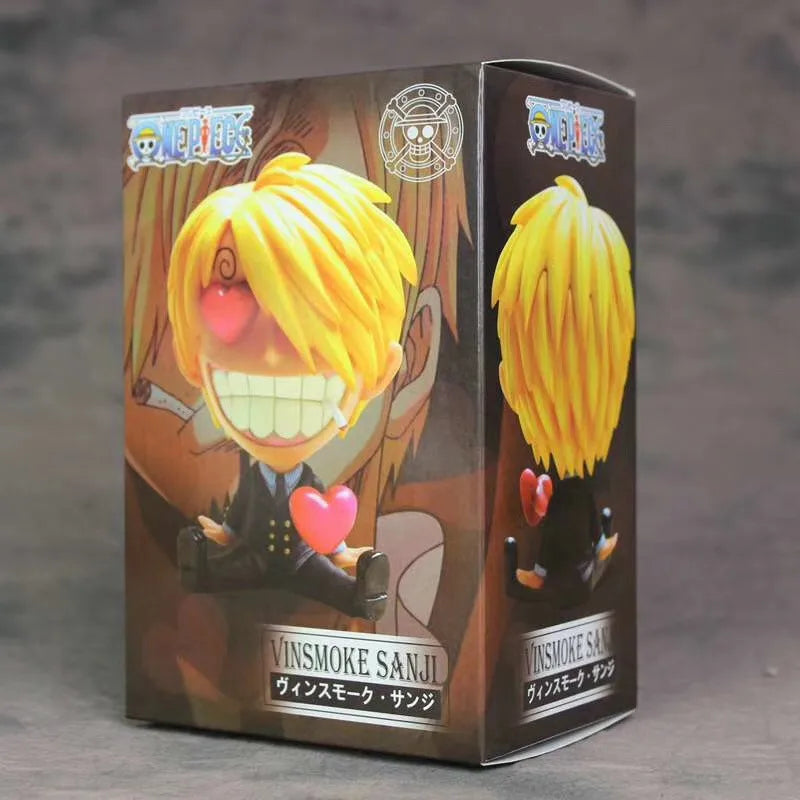 FigureCrazy One Piece FRANKY Q Laughing Out Sitting Cute Ver. PVC Action Figure - Image 13