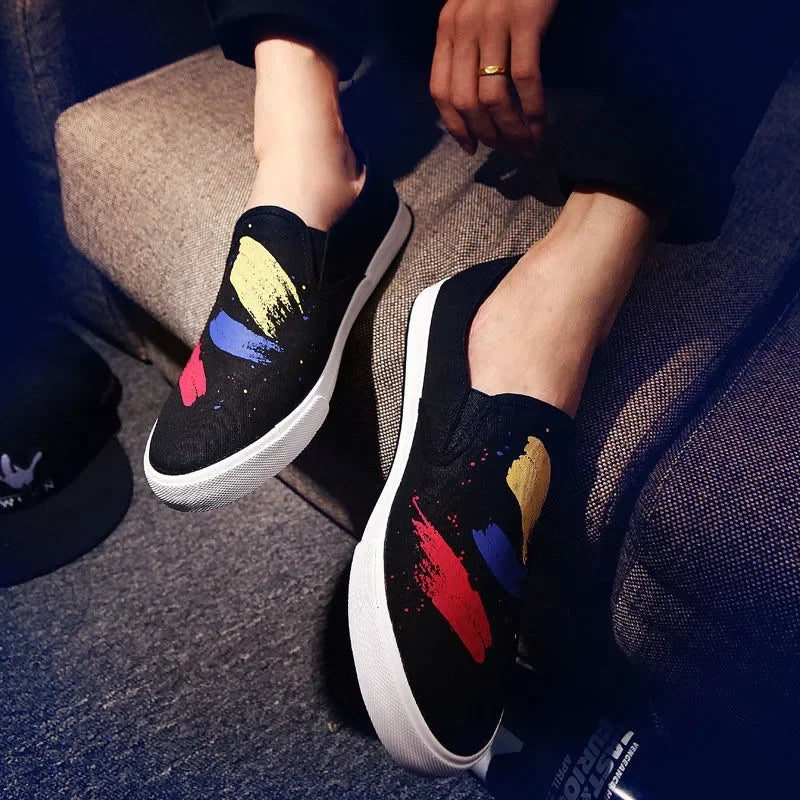 Casual Vulcanized Canvas Shoes for Men - Image 5