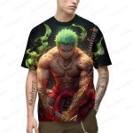 One Piece 3D Printing T-Shirt