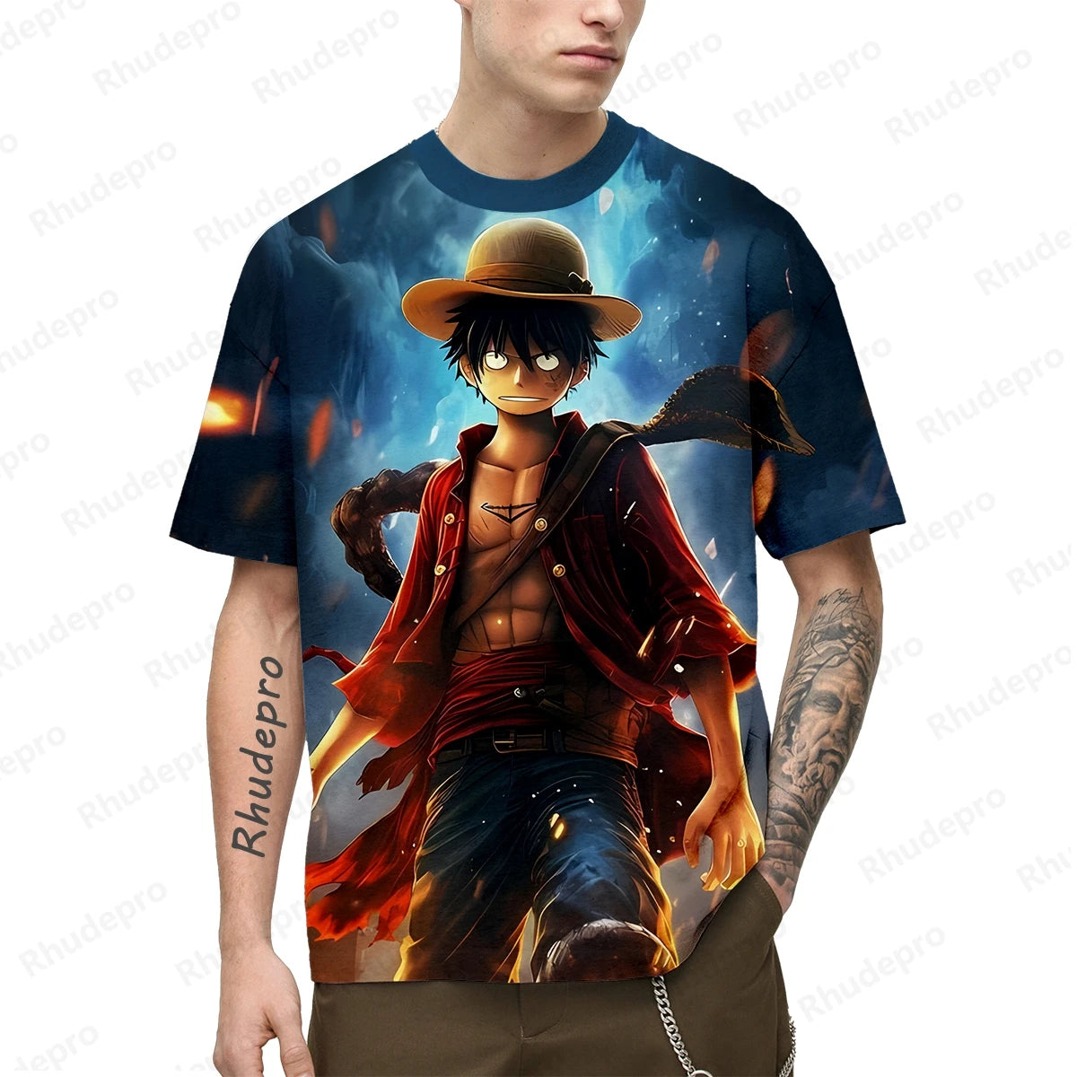 One Piece 3D Printing Cosplay T-Shirt - Image 4