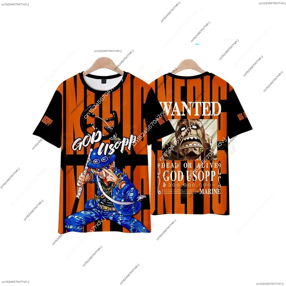 2025 One Piece Strawberry Luffy 3D T-Shirt & Kids Theme Set - Image 7