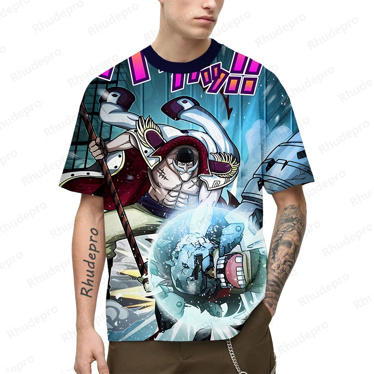 One Piece 3D Printing T-Shirt - Image 8